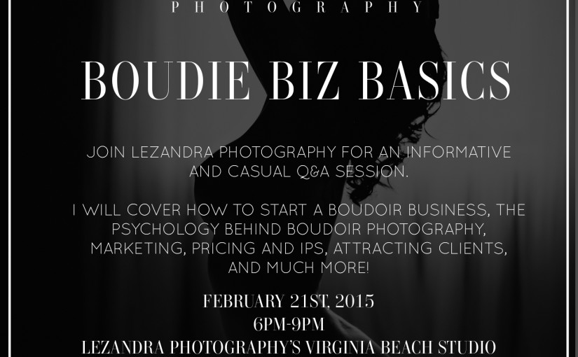 Boudie Biz Basics: Hampton Roads Boudoir Q&A